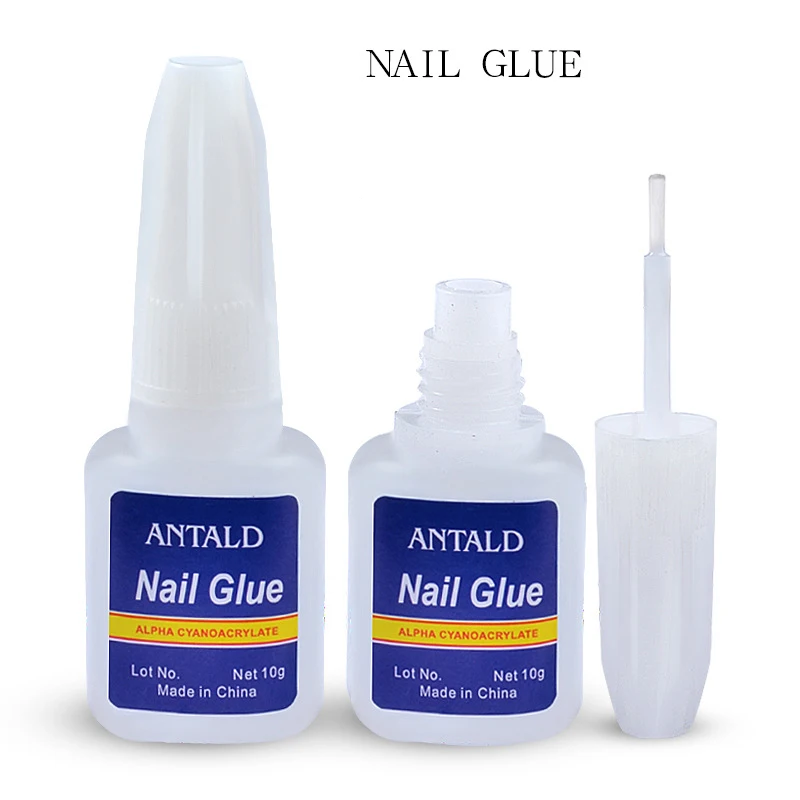 

Sale 10g Quick Drying Nail Glue with Brush Nails Glitter Rhinestones Decoration Nail Art 29