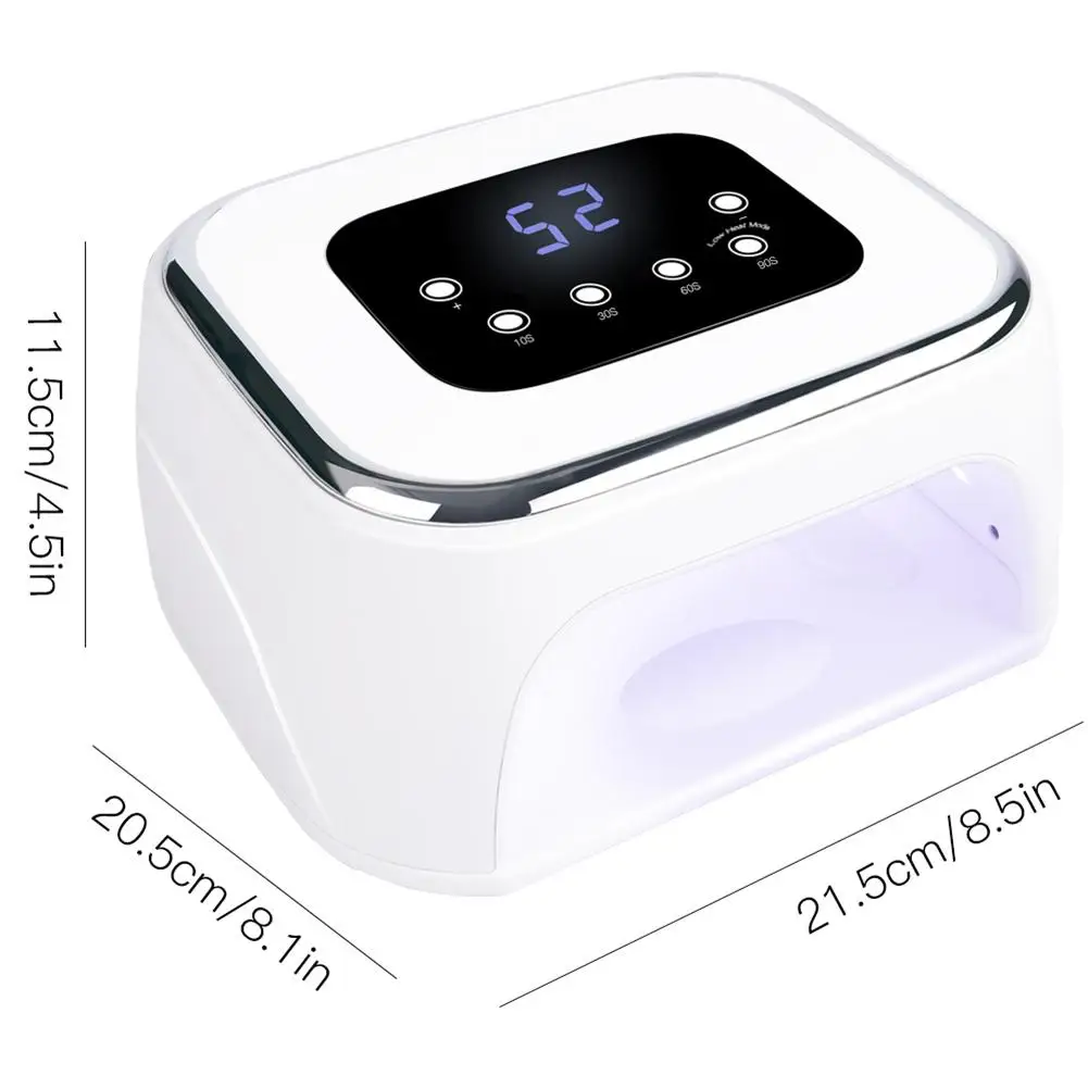 99W lámpara LED UV secador de uñas inteligente Detección de uñas Altavoz Bluetooth infrarrojo con esmalte de uñas herramientas