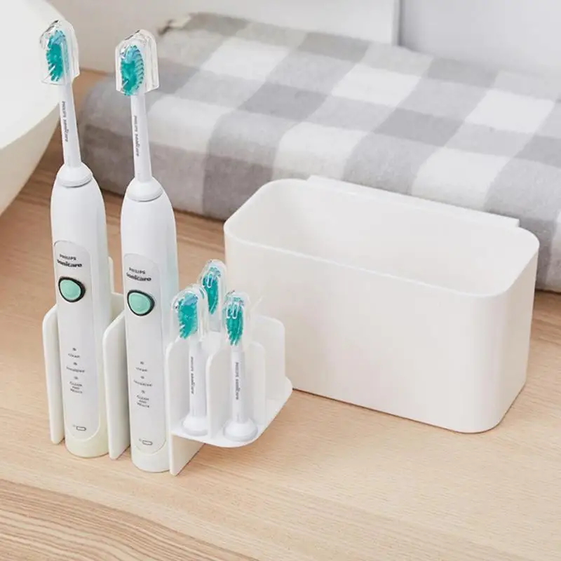 

Detachable Toothbrush Holder Storage Box Bathroom Electric Toothbrush Dispenser Shelf Toothpaste Organizer Rack