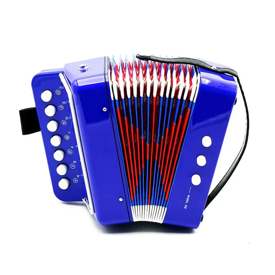 

Kids Cartoon Mini Accordion Learning Education Musical Non-toxic material makes it safe for kids. Instrument