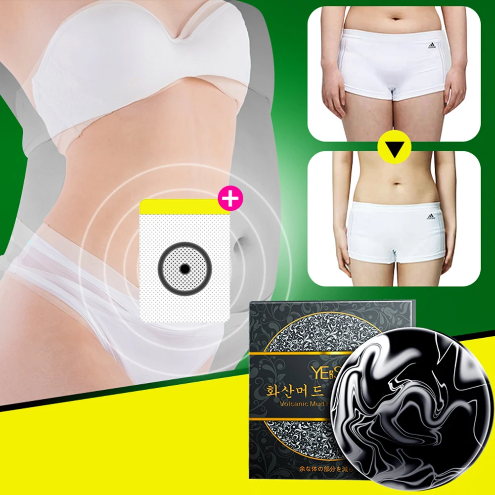 

Abdominal Slimming Patch Women Healthy Weight loss ! 5 x Navel Sticker +1 x Volcanic Mud Handmade Soap