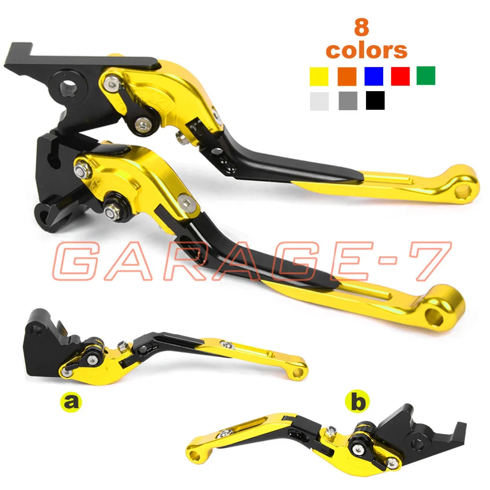 CNC Levers For HONDA Goldwing GL1800 2001-2016 Folding Extendable Brake Clutch Lever 2015 14 13 12 11 10 09 08 07 | - Цена: US $31.68