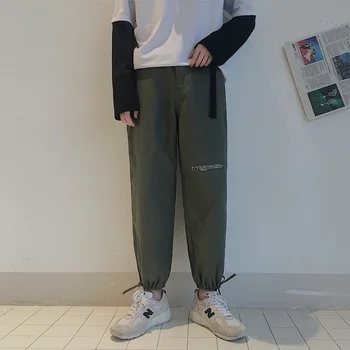 

Spring New Joggers Pants Men Fashion Track Pants Casual Trousers Man Streetwear Hip Hop Loose Trend Wild Sweatpants Male