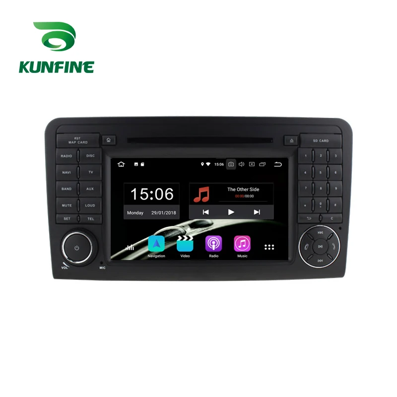 Sale Android 9.0 Core PX6 A72 Ram 4G Rom 64G Car DVD GPS Multimedia Player Car Stereo For Benz ML-W164 2005-2012 Radio Headunit 4