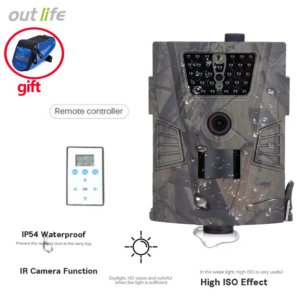 Outlife HT-001 охоты камера TTL цифровой след камера GPRS IP54 HD ПИР Сенсор Ночь Версия 90 градусов 32 GB ИК светодиодный дикий Камера