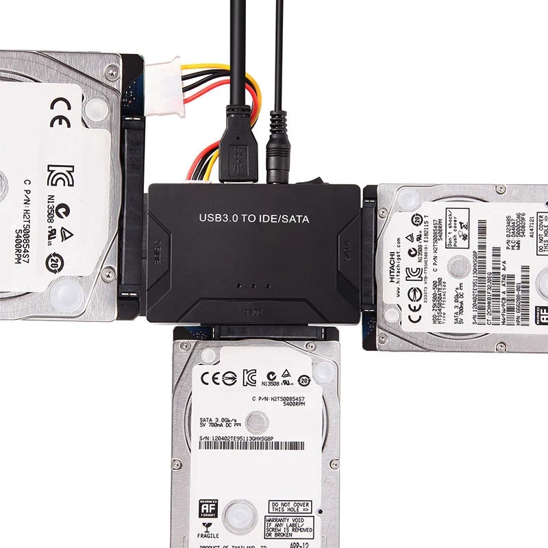 USB 3 0 до 2 5/3 5/5 25 IDE SATA адаптер жесткого диска HDD кабель конвертер ЕС вилка|Адаптеры