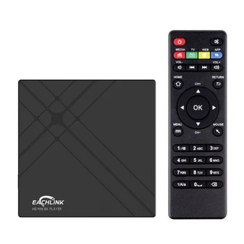 

EACHLINK H6 Mini Android TV Box 3GB RAM 32GB ROM Allwinner H6 4K Smart Media Player 6K Image Decoding H.265 2.4G WiFi LAN BT4.1
