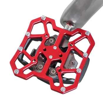 

MTB Mountain Bicycle Pedal Platform Adapters for SPD for KEO Pedal Platform 90 * 90mm Aluminum alloy