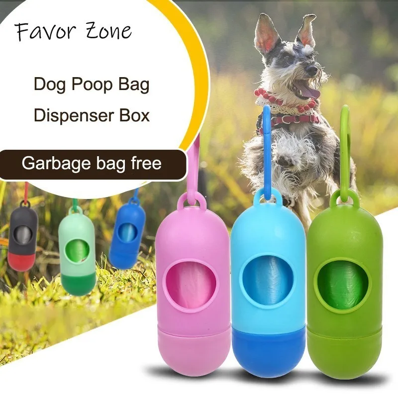 

Pet Dog Poop Bag Dispenser Box Doggy Poop Waste Garbage Clean Plastic Bags For Dogs Outdoor Home Clean Non-toxic Dog Products
