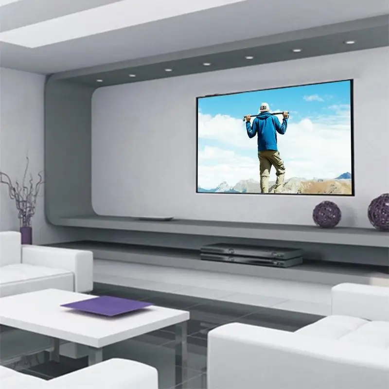 

100" Portable Projector Screen 16:9 4:3 Conference Presentation HD Projection
