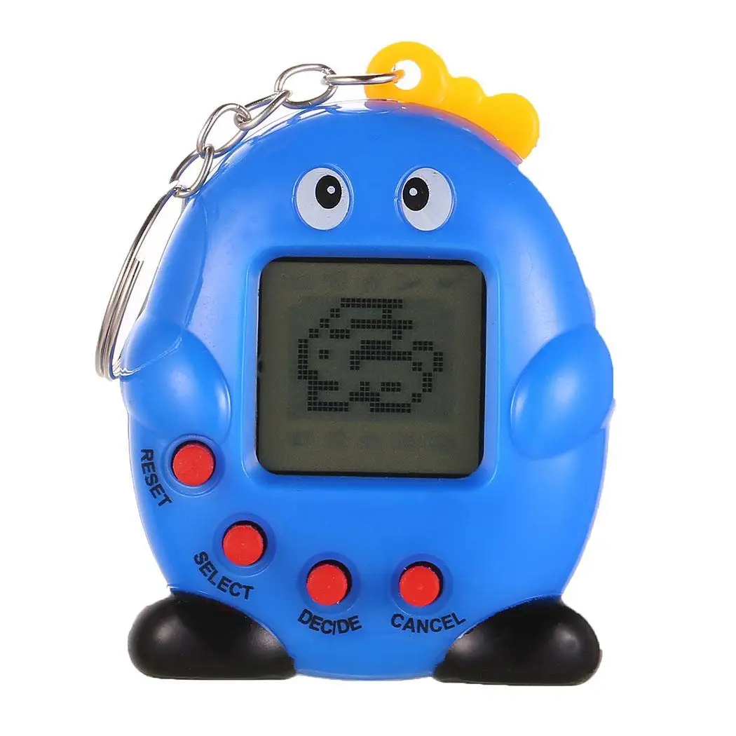 Keychain Child 78inch Virtual Classic Electronic Adult Pet Child Toy etc Tamagotchi Game Machine 0 Tiny 2cm