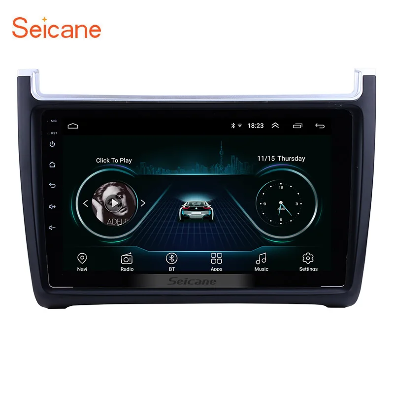 Seicane 9 &quot1024*600 Android 8 1 для 2012 2015 VW Volkswagen Polo автомобильное аудио стерео GPS навигация с