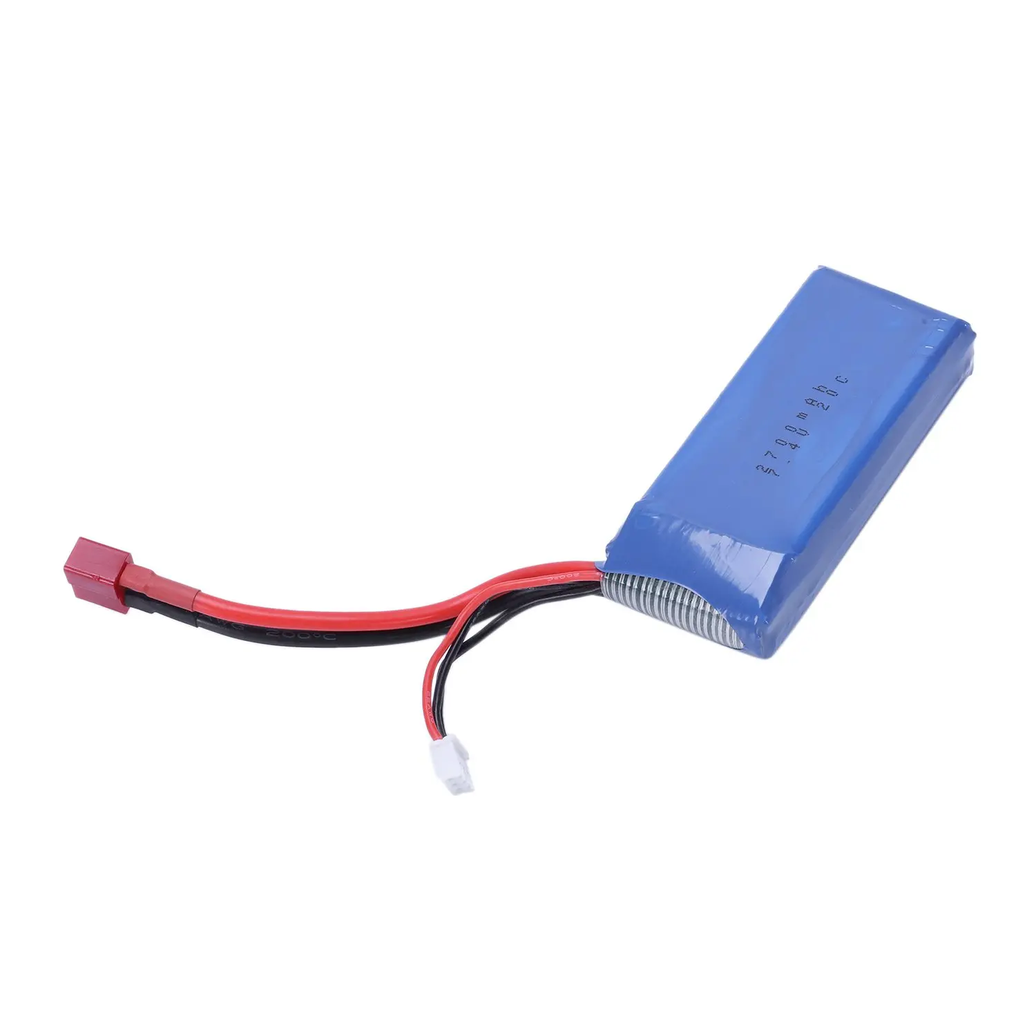2 шт. 7 4 В 2700 мАч 20C S Lipo батарея с Т штекером для Wltoys 10428 A B B2 1/10 Rc Гусеничный