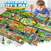 Children's Toy INS Canvas Kids Baby Play Mat Game Pad 130*100cm Rug Dinosaur World Traffic Parking Lot Animals Game Carpet Map ► Photo 3/6
