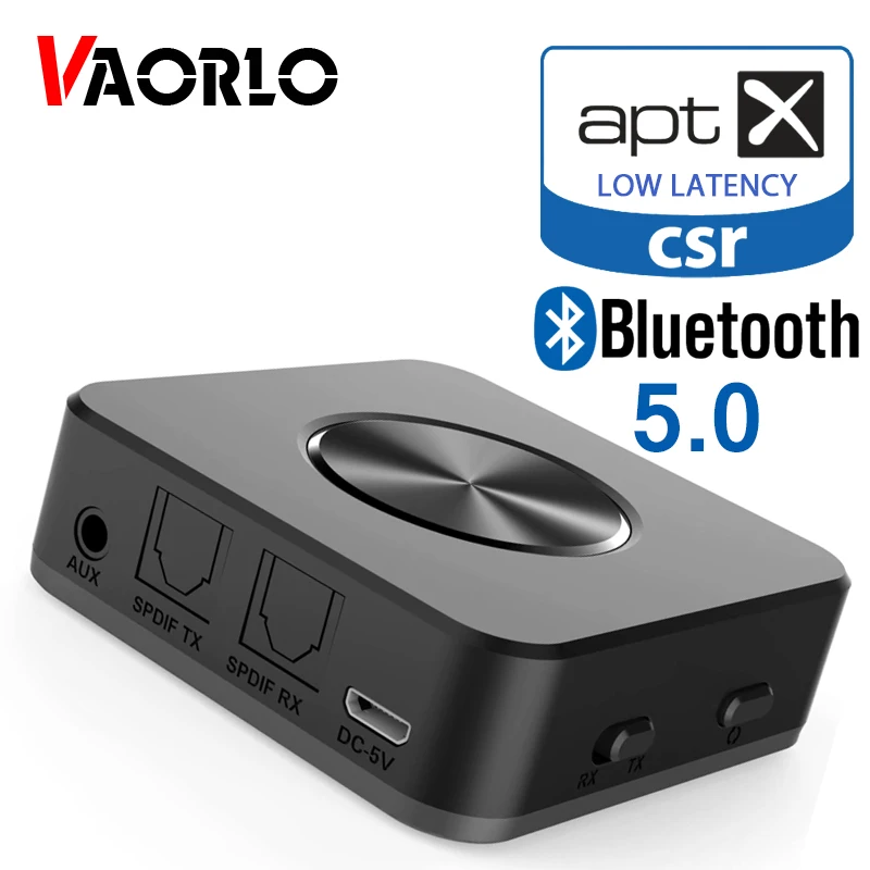 

Bluetooth 5.0 Audio Transmitter Receiver CSR8675 APTX HD APTX-LL Wireless Adapter Optical Toslink SPDIF Digital For TV Headphone