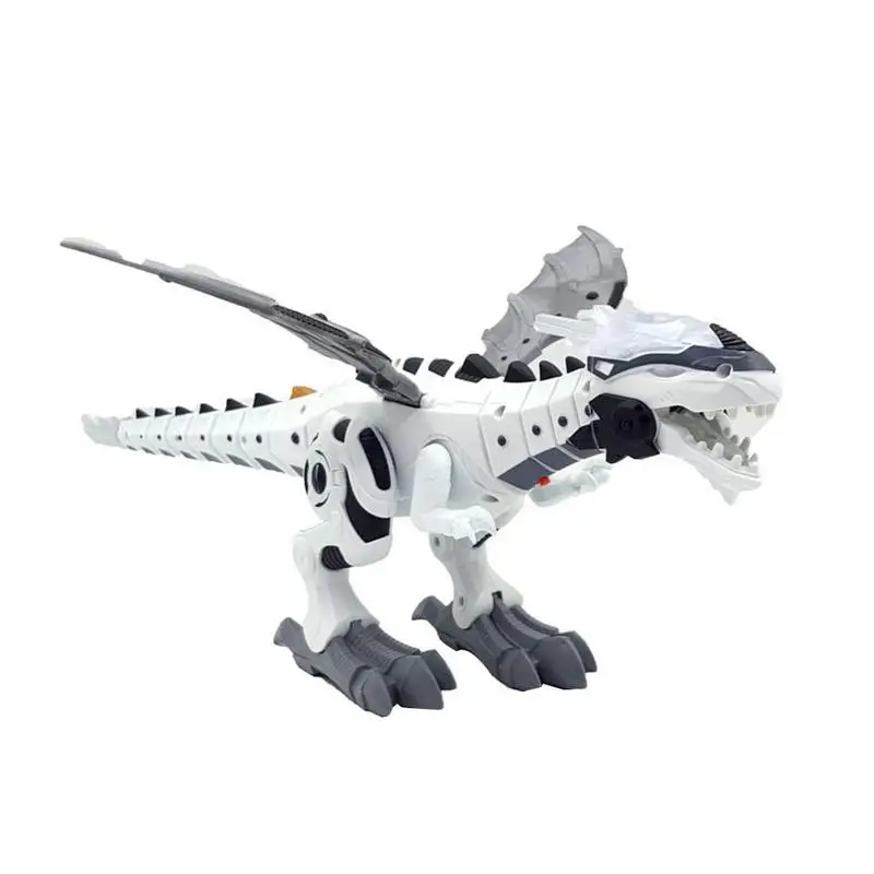 Динозавр игрушки для детей Белый Спрей Электрический динозавр механический Птерозавр Динозавр мир Игрушка для мальчика Девочка механическая игрушка