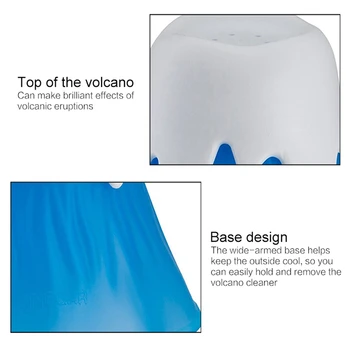 Erupting Volcano Microwave Oven Cleaner — Blue