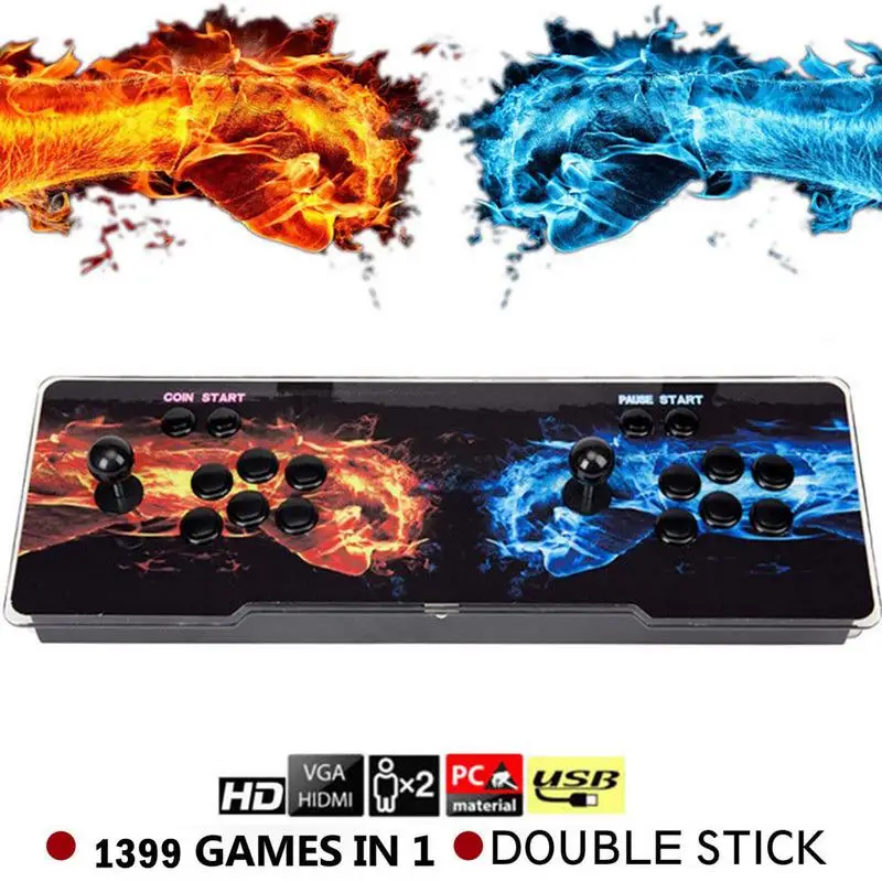 1388 In 1 Box 6S Heros Of Storm Arcade Game Console Double Stick 720P Coin-operated Amusement Machine 1388 In 1 Box 6S Heros Of Storm Arcade Game Console Double Stick 720P Coin-operated Amusement Machine