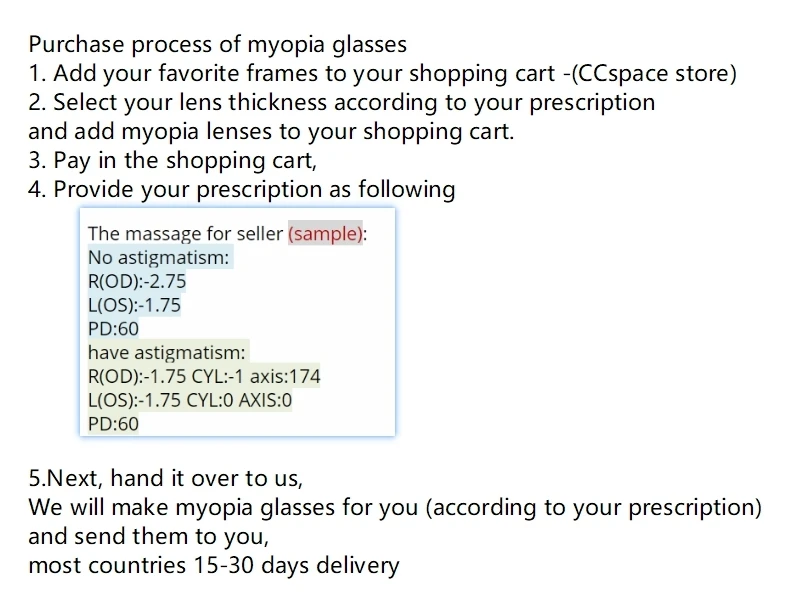 A Pair Anti-Blue Ray Light Aspheric Lens CR-39 Prescription Myopia Presbyopia Clear Lens Anti-Radiation 1.56 & 1.61 & 1.67 Index