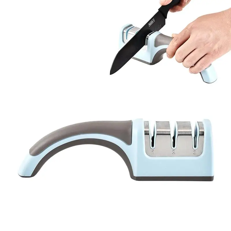 

Knife Sharpener 3 Stages Professional Kitchen Sharpening Stone Grinder knives Whetstone Tungsten Diamond Ceramic Sharpener Tool