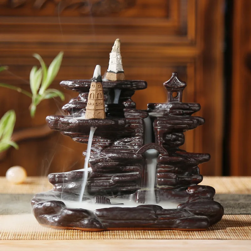 

2019 Quemador Incienso Encens Free Shipping Factory Direct Sale View Reversal Smoke Much Money Back Fragrant Tower A Undertakes
