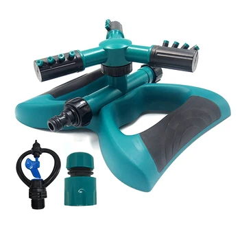 

Promotion! Automatic 360 Rotating Adjustable Garden Water Sprinklers Lawn Irrigation System Covering Large Area with Leak Free