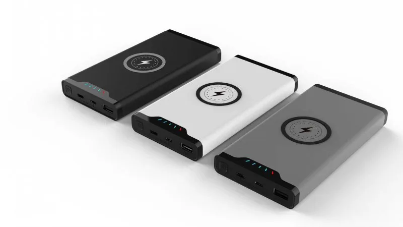 Qi Wireless Charger 10000mAh Portable USB Power Bank Wireless Charging Qi Wireless Charger 10000mAh Portable USB Power Bank Wireless Charging