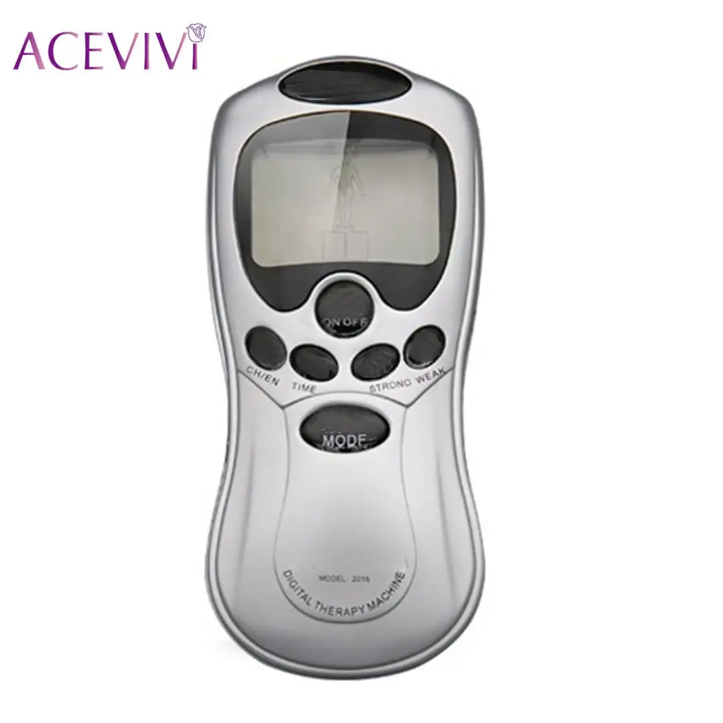 ACEVIVI Body Healthy Care Digital Meridian Tens Therapy Massager Machine Relax Muscle Pain Relief Acupuncture Therapy