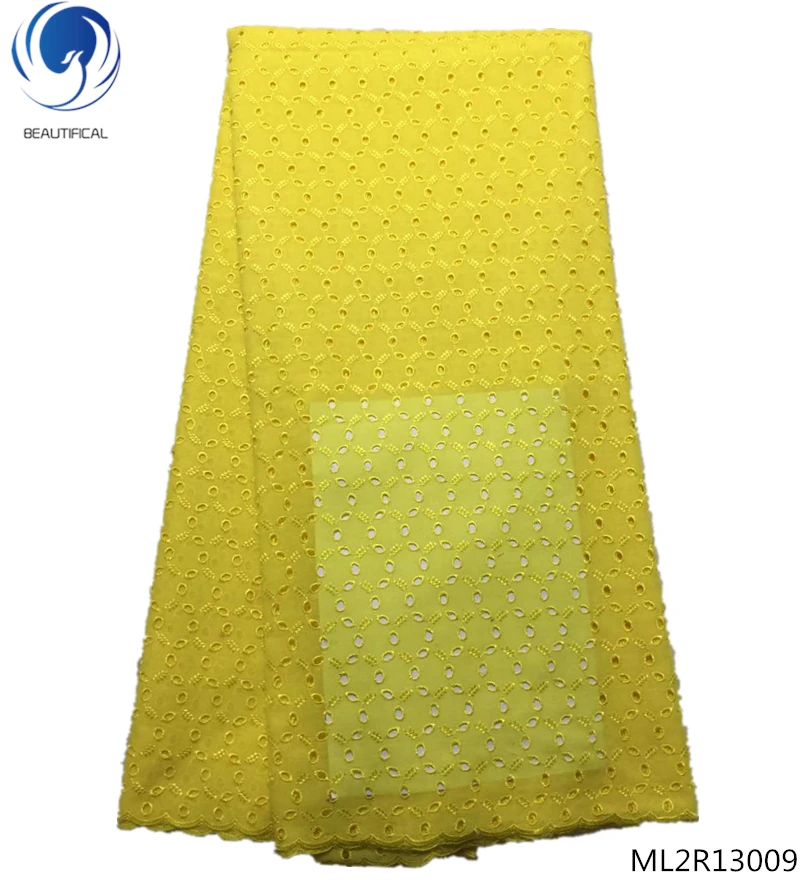 

BEAUTIFICAL yellow swiss lace fabric african voile lace african swiss voile laces 5 yards/piece for big occasion ML2R130