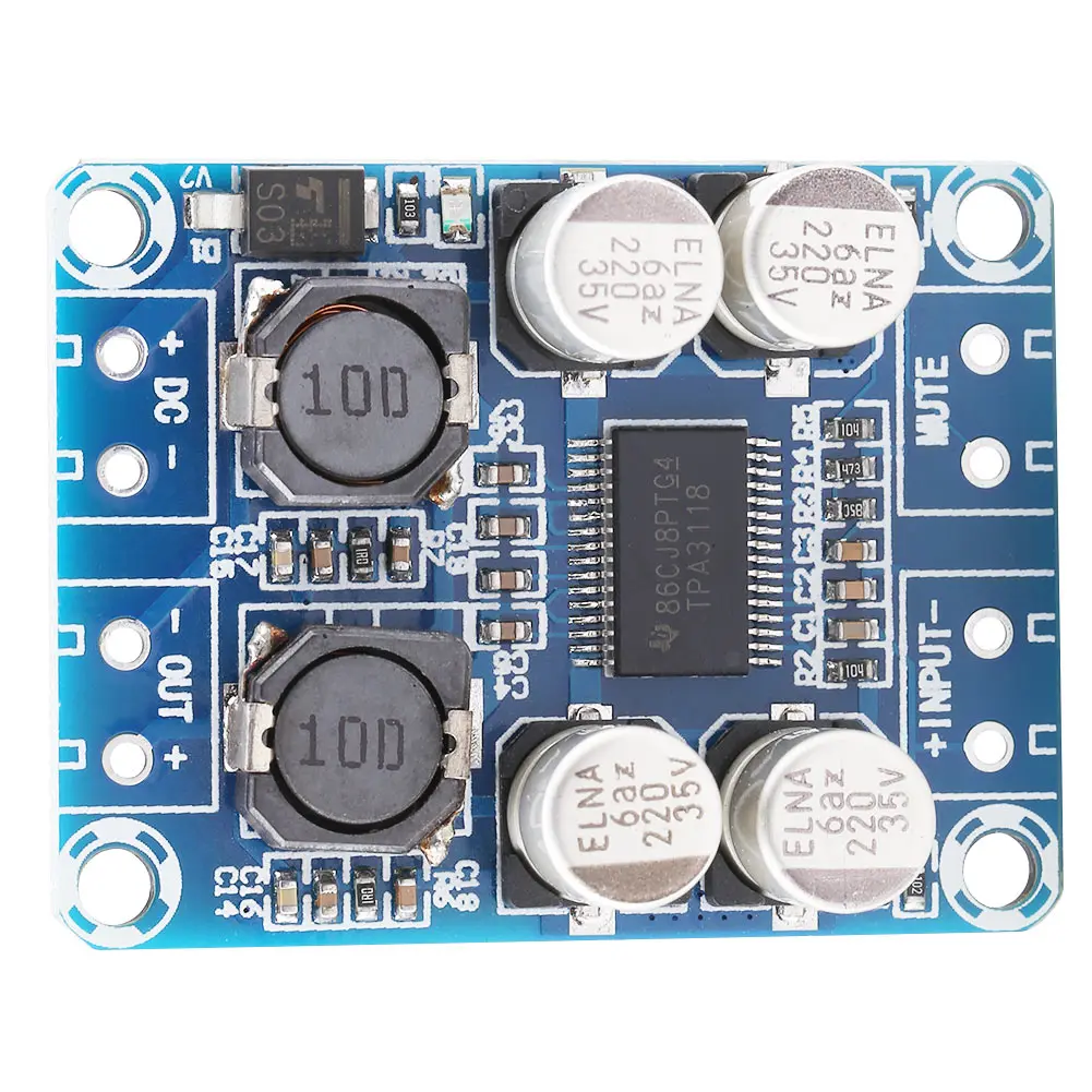 

TPA3118 Class D HD Digital Mono Channel Speaker Audio Amplifier Board Module New