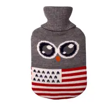 

Hot Sale Cute Hot Water Bottle Bag Cover Safe And Reliable High-quality Rubber Washable Household Warm Supplies A40