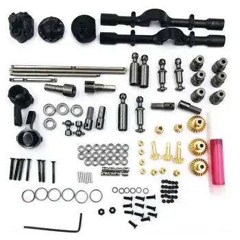 

WPL 6X6 Middle Bridge Axle All Metal OP Part For 1/16 B16 B36 RC Car Parts DIY