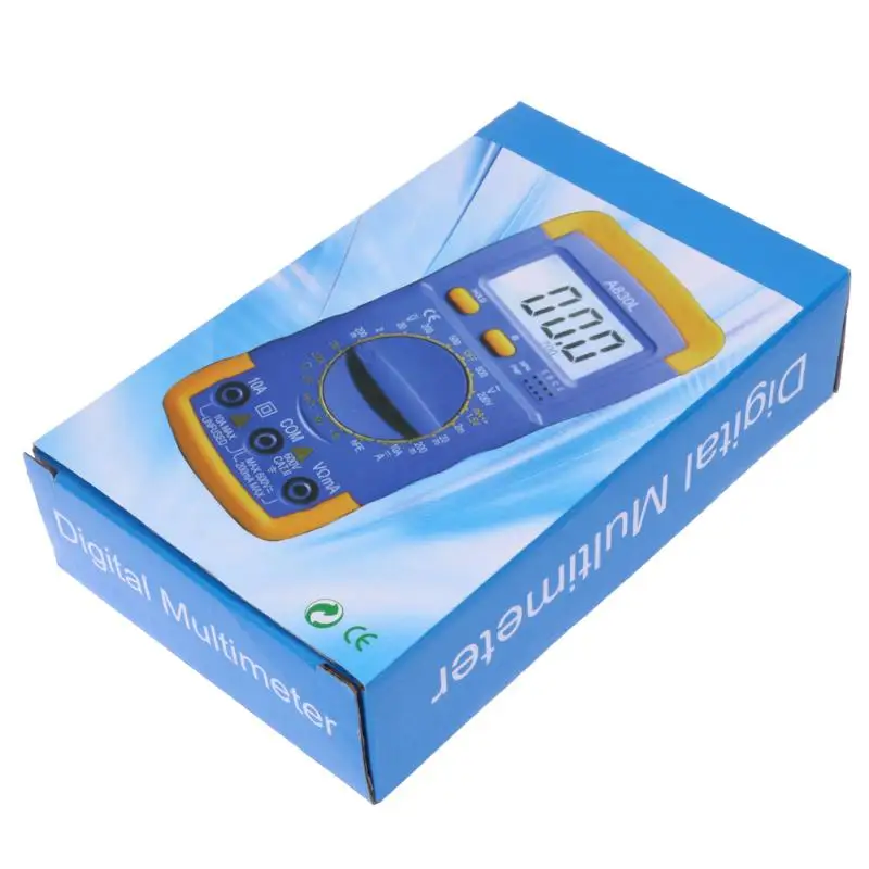 A830L XL830L ЖК цифровой мультиметр DC AC напряжение диод Freguency многотестер Вольт тестер