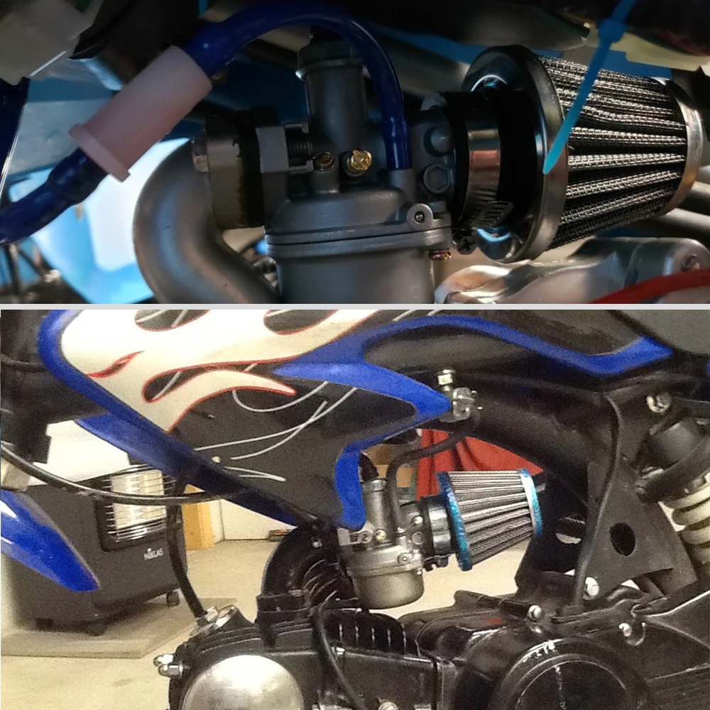 ZSDTRP модифицированный мотоцикл карбюратор воздушный фильтр чашки впускной трубы 35 мм 38 мм 42 мм 45 мм 58 мм для MIKUNI OKO KOSO Грибная головка