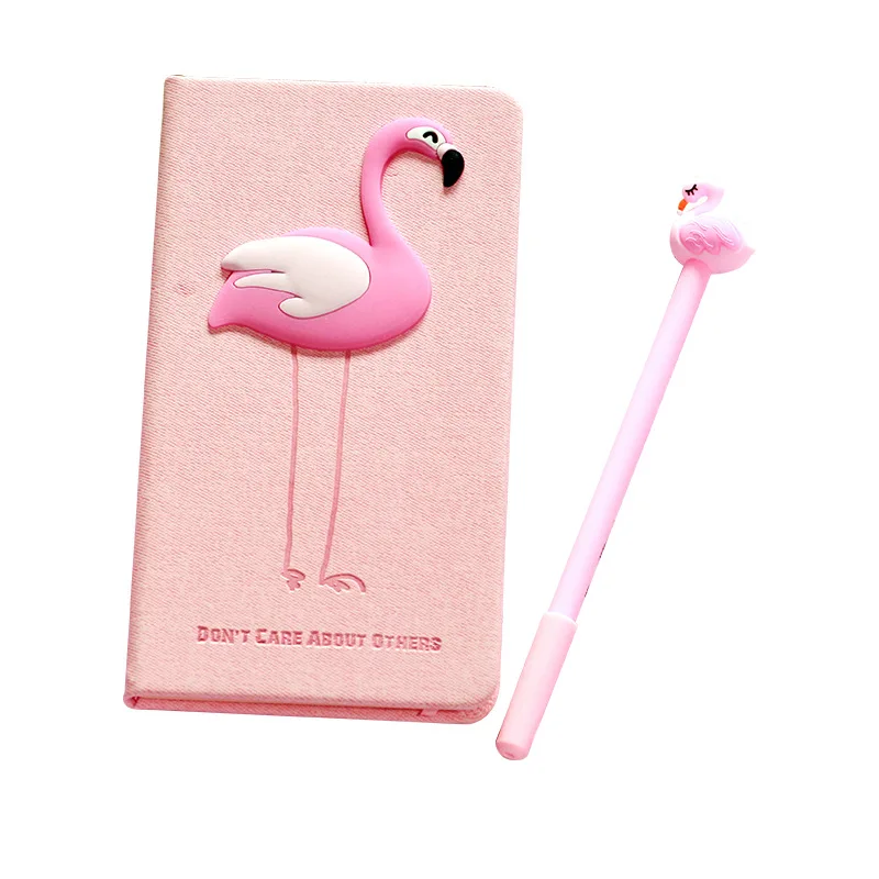 INS Cute Diary Set Wind Pink Unicorn Flamingo Creative Notebook Sub Notepad Pen Set Korea Stationery Kawaii Diary School Girl INS Cute Diary Set Wind Pink Unicorn Flamingo Creative Notebook Sub Notepad Pen Set Korea Stationery Kawaii Diary School Girl