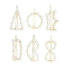 6 шт. заколки для волос декоративные свежие жемчужные простые заколки для волос аксессуары для волос заколки для волос для девочек