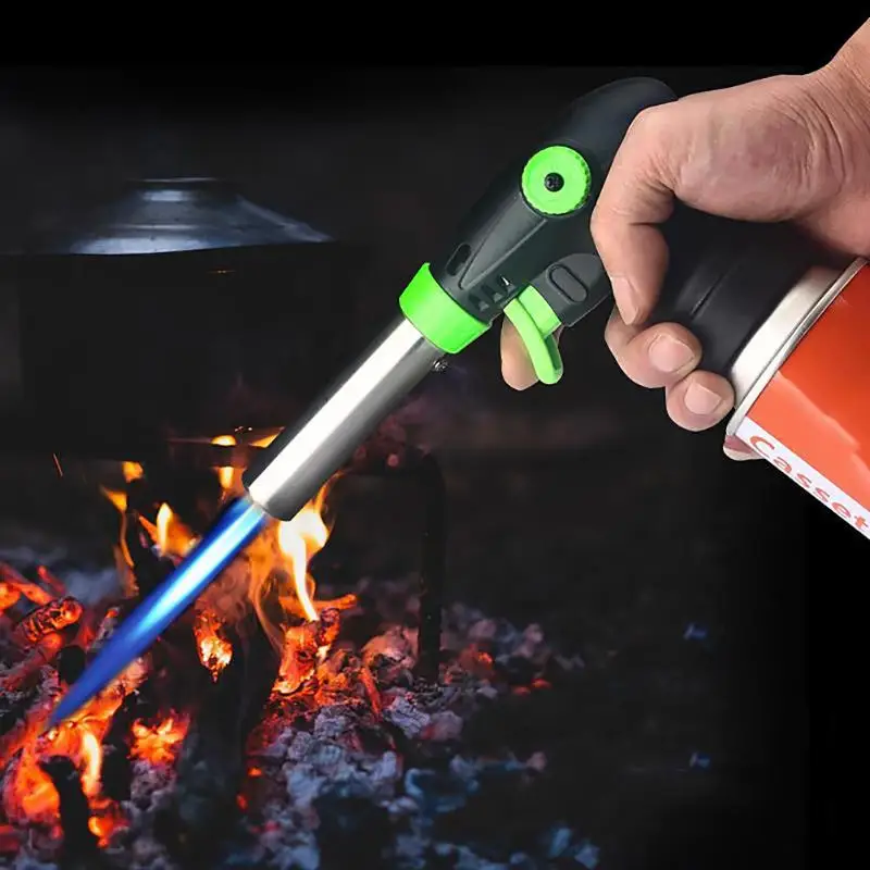 Воспламенитель для барбекю автоматический электронный пламенный пистолет газовый адаптер для выпечки зажигалка для кемпинга Туристическое оборудование