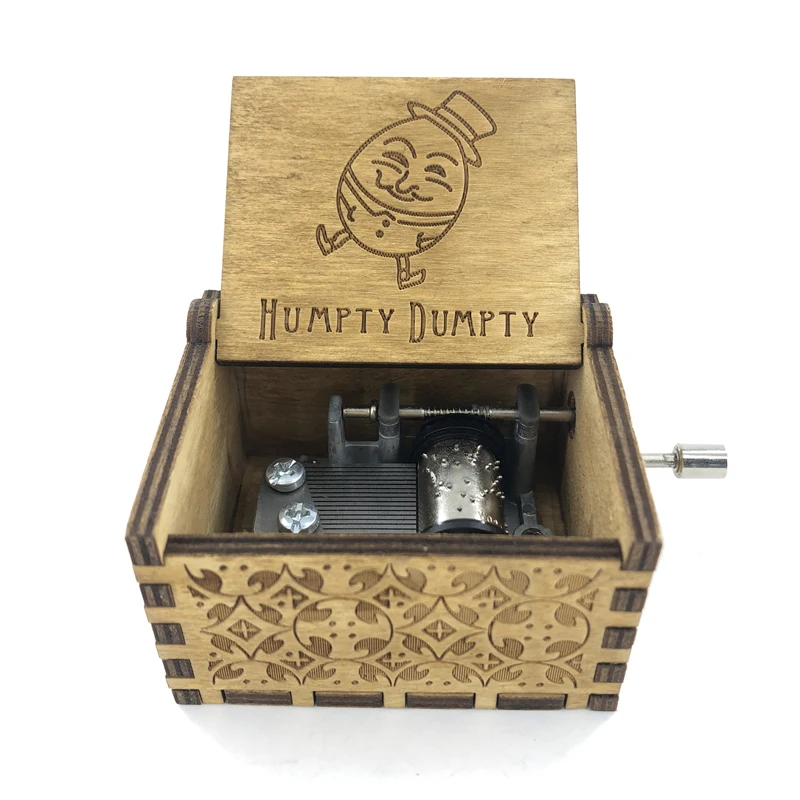 Anonymity hand crank Humpty Dumpty Music Box For Christmas Day Gifts Game of Thrones theme | Дом и сад