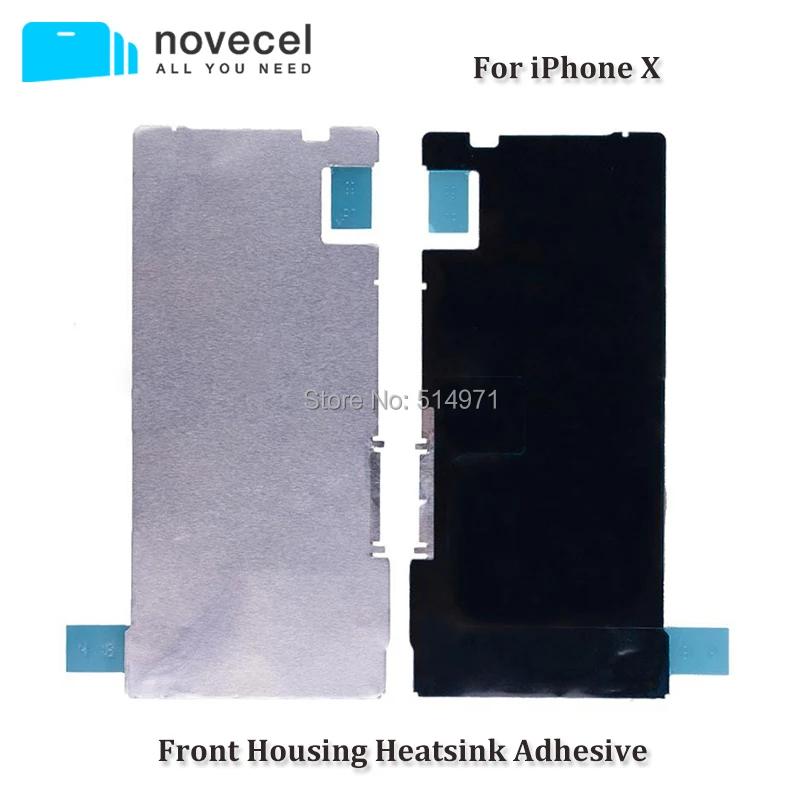 

Novecel 10pcs/Lot Front Housing Heatsink Adhesive for iPhone X Adhesive Sticker