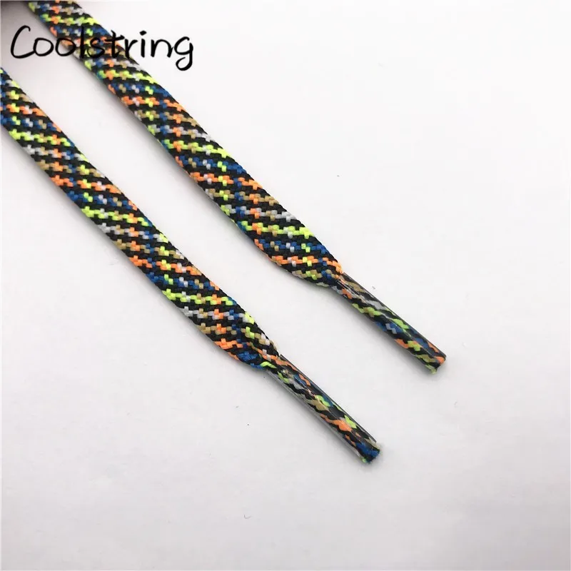 Coolstring Classic New 7mm Double Hollow Woven Lacets Women Sneaker Shoe Laces Casual Unisex Boots Shoelace Cordones Zapatilla