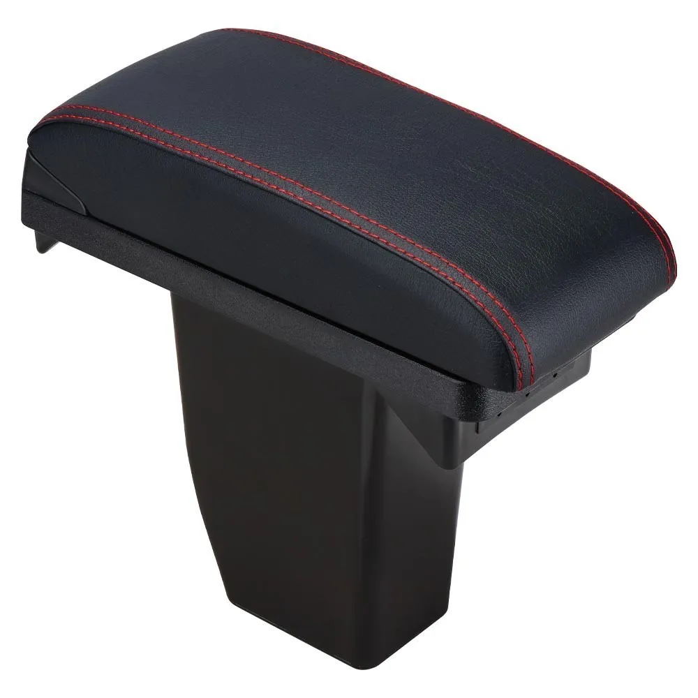 

USB Armrest Box For Peugeot 2008 PU Leather Central Storage Box Modification