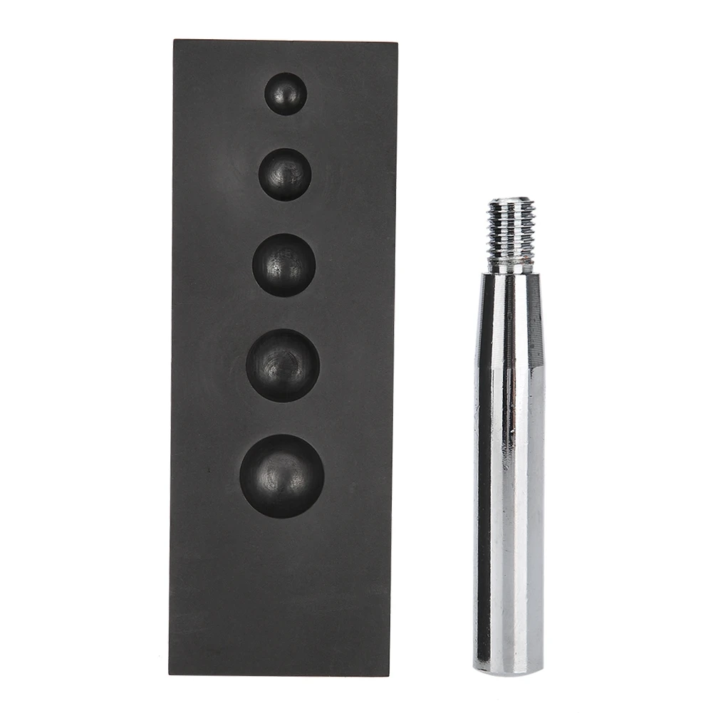 4 in 1 Graphite Sphere Mold for Melting Casting Refining Glass Marble Sphere Mold Makeup Tool Kit 4 in 1 Graphite Sphere Mold for Melting Casting Refining Glass Marble Sphere Mold Makeup Tool Kit