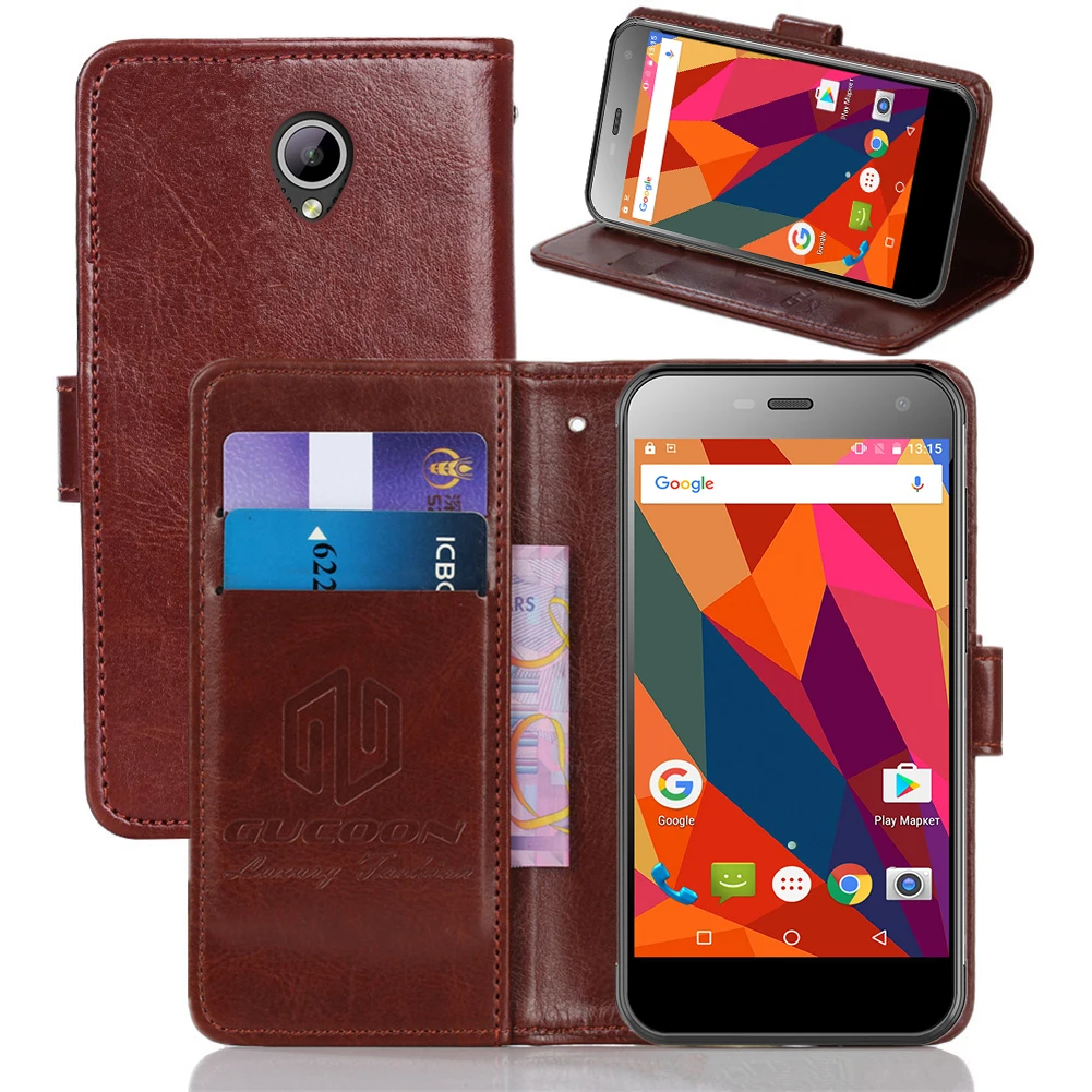 

GUCOON Classic Wallet Case for Nomu S20 Cover PU Leather Vintage Flip Cases Fashion Phone Bag Shield