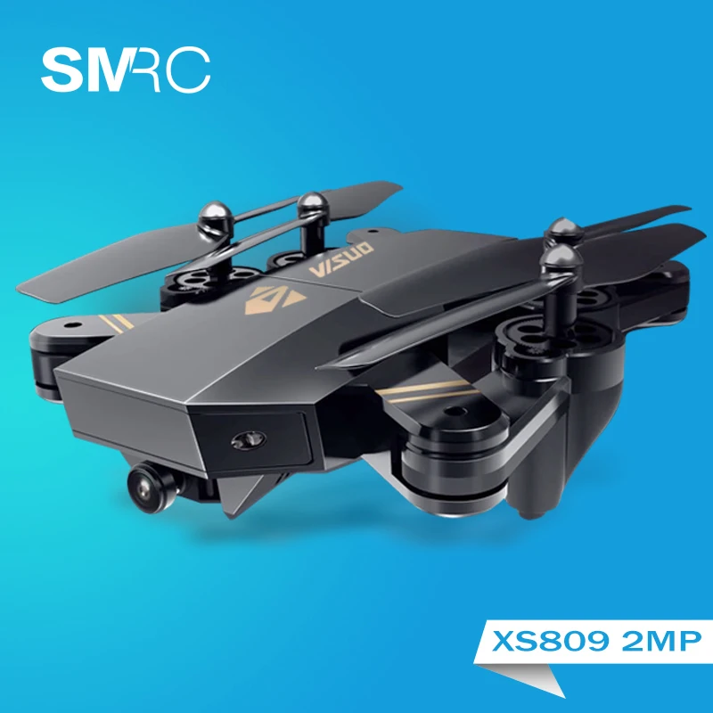 Visuo XS809W XS809HW Quadcopter Mini Foldable Selfie Drone with Wifi FPV 0.3MP/2MP Camera Altitude Hold RC Dron Vs JJRC H47 E58