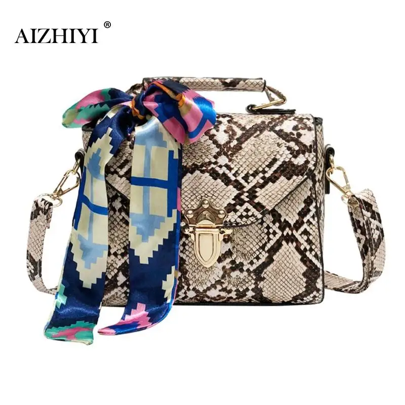 عالية الجودة صغيرة Crossbody حقيبة للنساء الأزياء ثعبان حقيبة كتف جلدية pu الإناث عارضة حقيبة ساعي النساء العلامة التجارية حقيبة