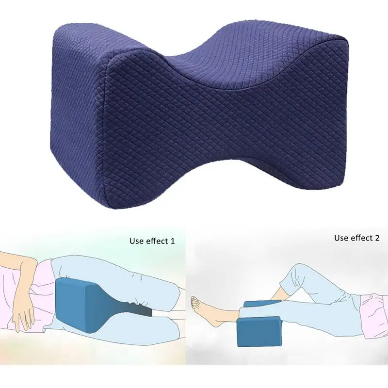 Orthopedic Memory Foam Knee Wedge Pillow Pad for Sleeping Sciatica Back Hip Leg 