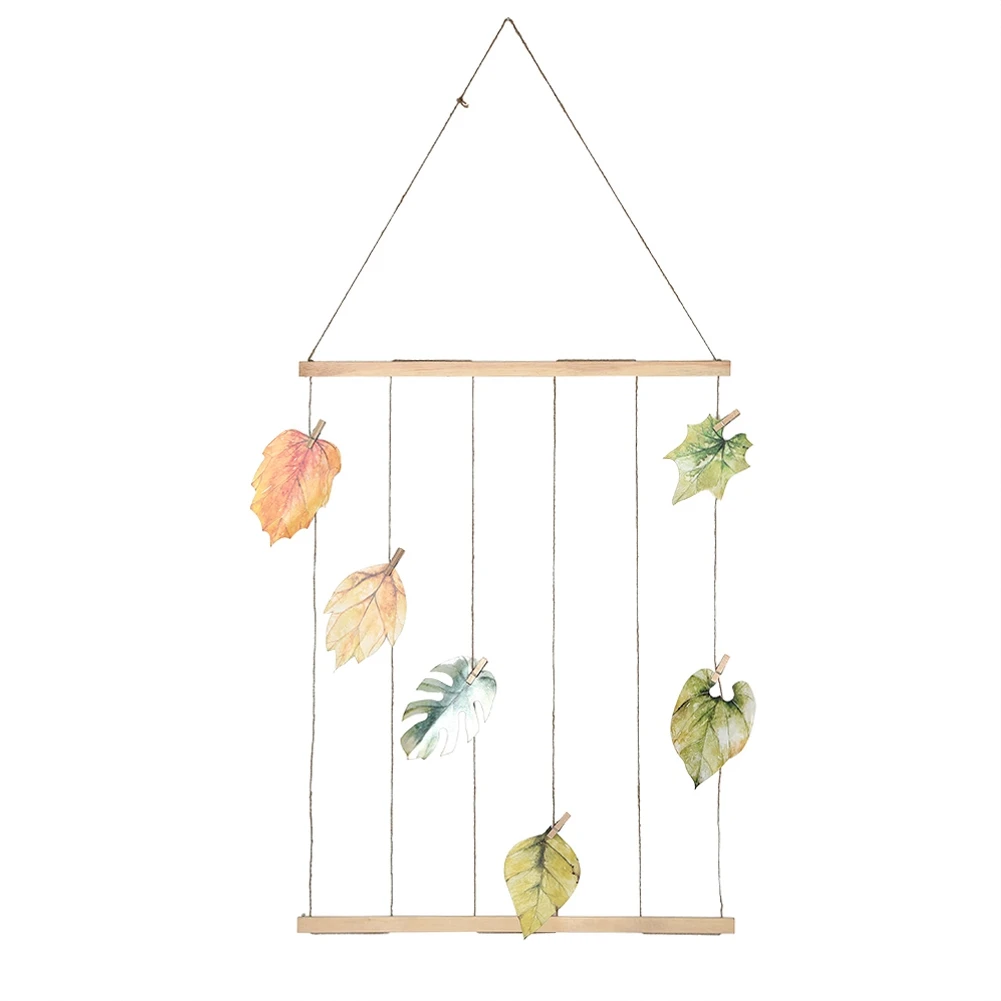 

Hanging Photo Display DIY Picture Photo Frame Holder for Wall Decor with Clips Twines