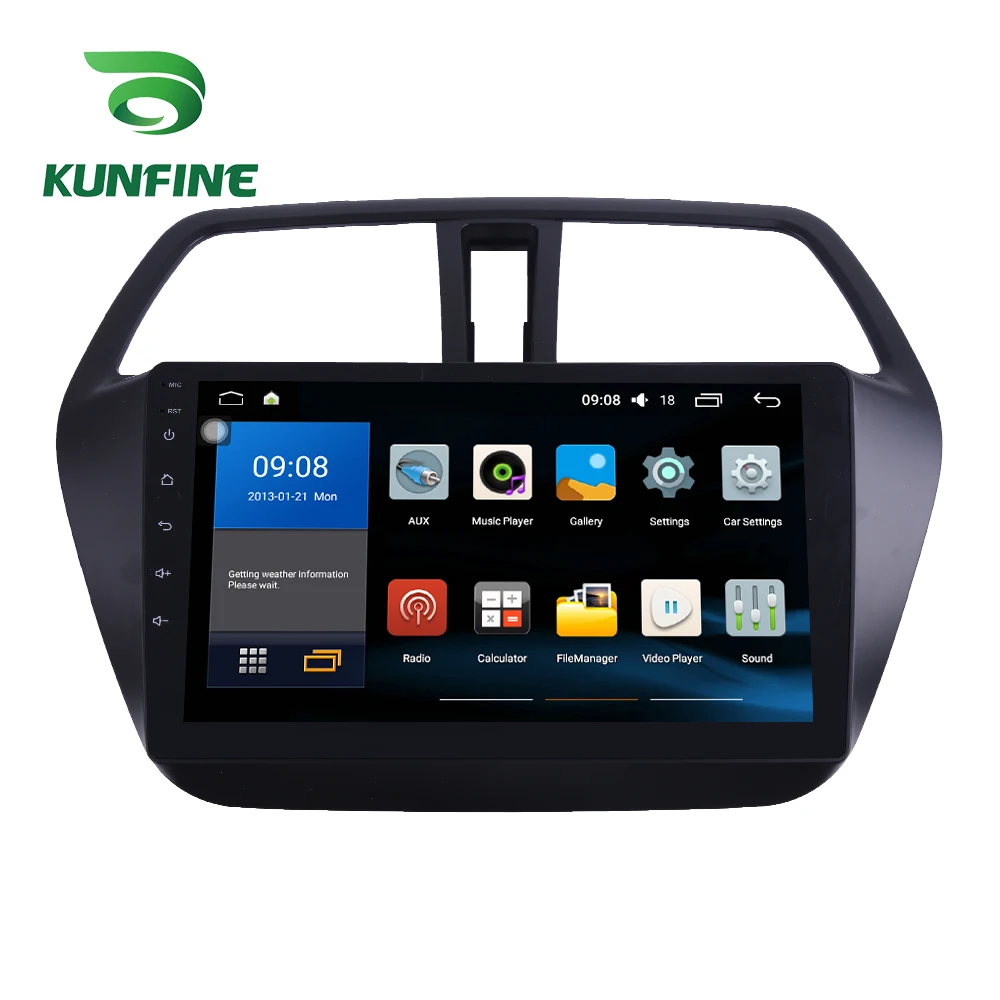 Восьмиядерный 1024*600 Android 8 1 автомобильный DVD GPS навигационный плеер Deckless стерео для