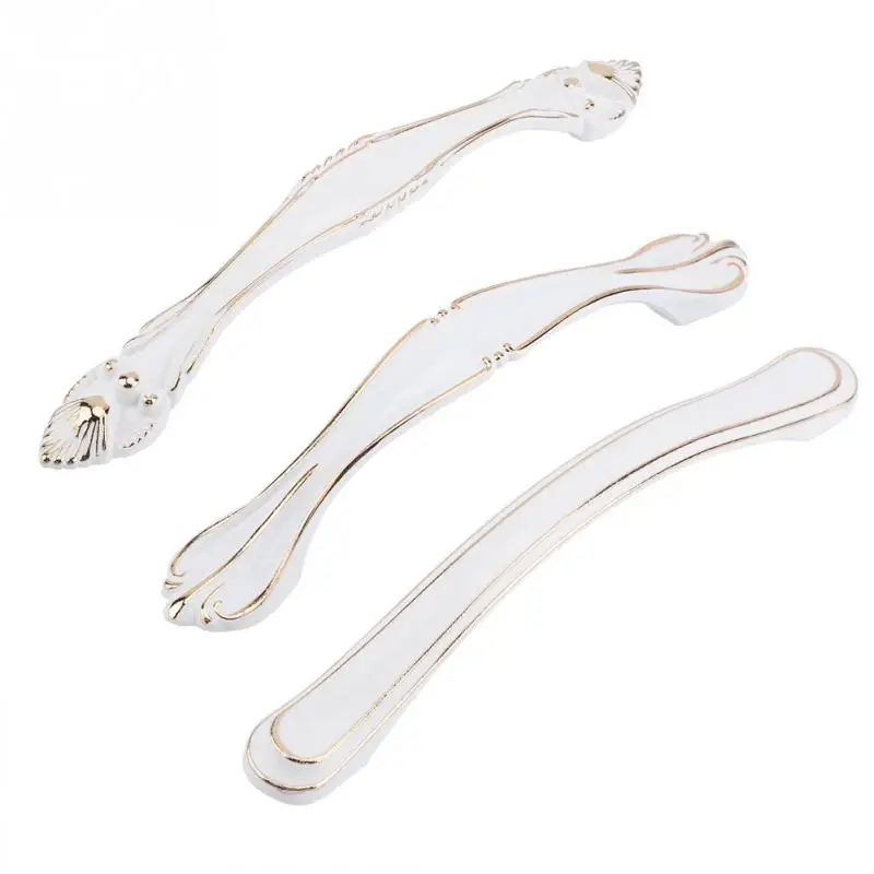 

White Cabinet Closet Handles Cupboard Drawer Knobs Furniture Accessory Drawer Knobs Wardrobe Door Pullers Furniture Handle
