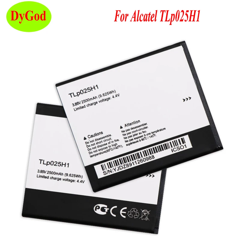 Замена батареи DyGod 2500mAh TLp025H1 для Alcatel OneTouch OT 5051X 5051D Pop 4 (5 0) TLp025H7|Аккумуляторы
